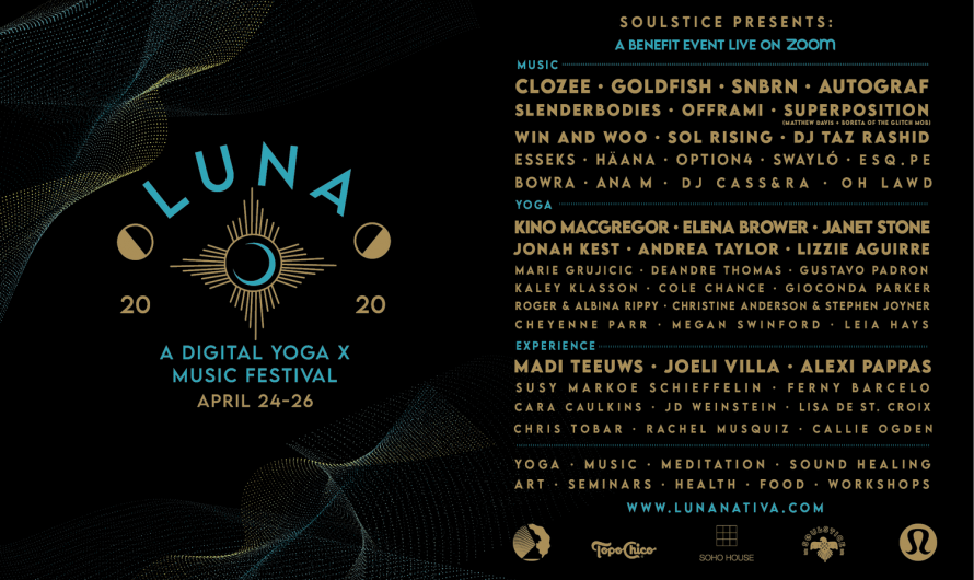 Luna Festival Announces Unique Virtual Experience Featuring Music, Yoga, Meditation + More