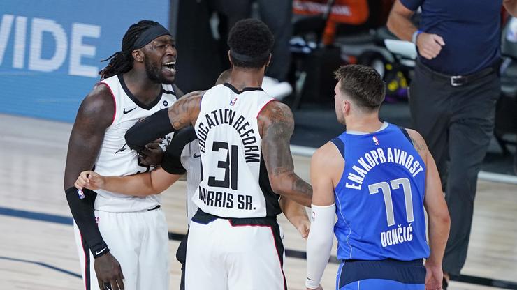 Montrezl Harrell Apologizes To Luka Doncic For "White Boy" Comment