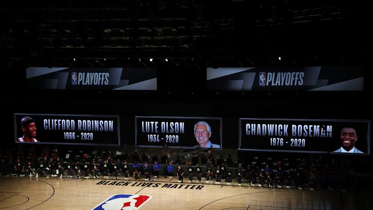 Chadwick Boseman, Cliff Robinson & Lute Olson Honored By NBA