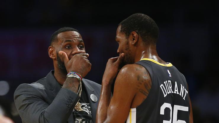 LeBron James & Kevin Durant React To Shaq's Donovan Mitchell Diss