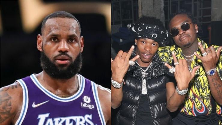 LeBron James Leaves Gunna Hanging After Dapping Up Lil Baby