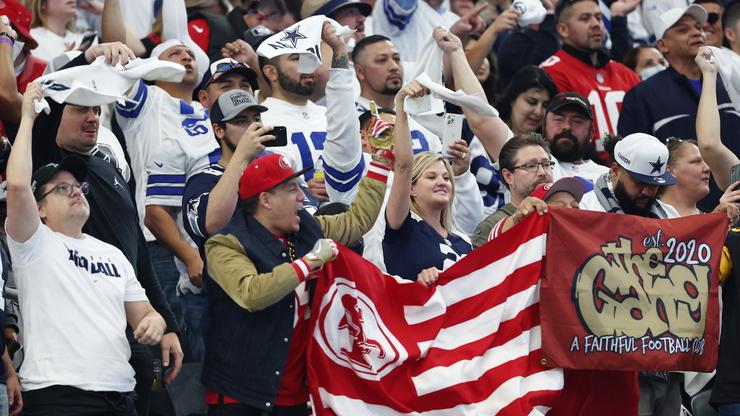 Cowboys & 49ers Fans Throw Hands After Dramatic Playoff Game