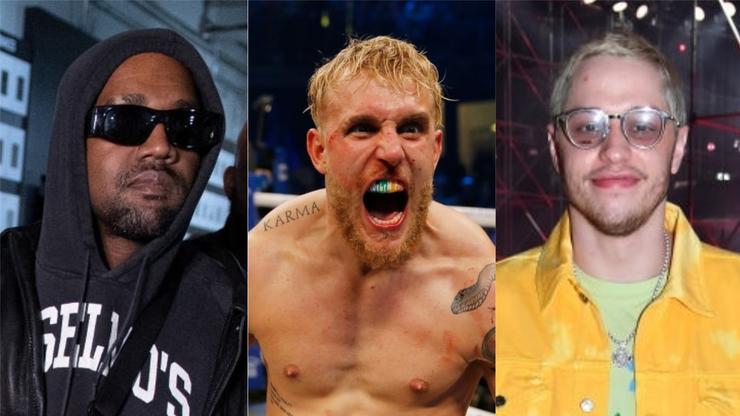 Jake Paul Offers Kanye West & Pete Davidson $30 Million Each For PPV Boxing Match