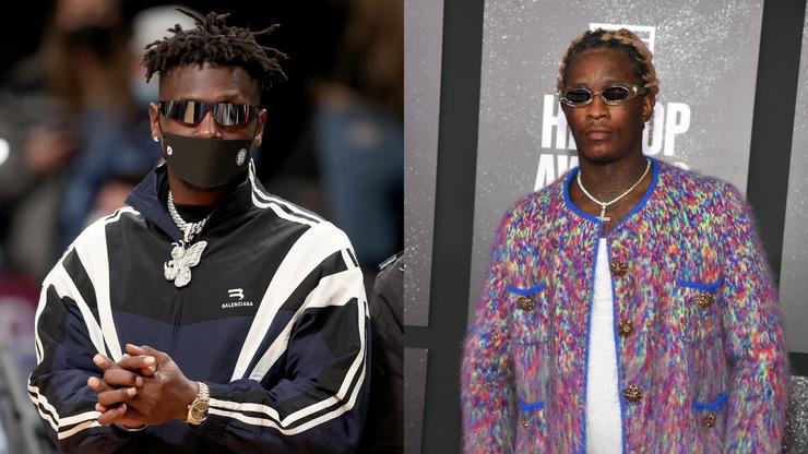 Antonio Brown Previews New Song With Young Thug