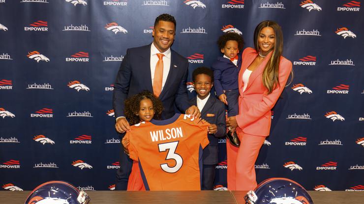Ciara & Russell Wilson Share Picture-Perfect Family Photos To Celebrate Broncos Deal