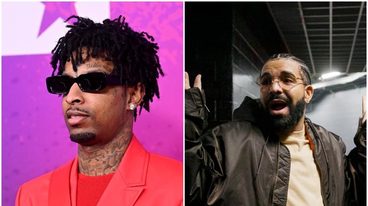 21 Savage Compares Him & Drake To Shaq & Kobe After "Jimmy Cooks" Collab