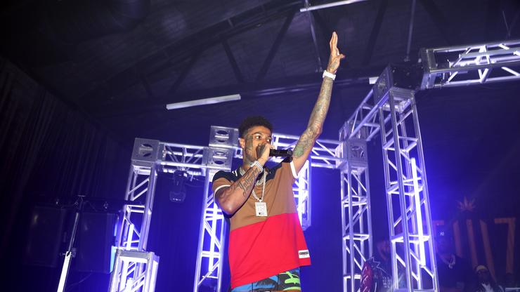 Blueface Knocks Down Sparring Partner Ahead Of Nick Young Fight