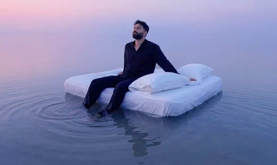 R3HAB takes the mic himself in “Right here…” with RHODES